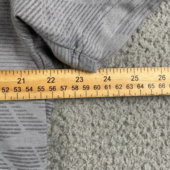 Nat Nast Polo Golf Causal Shirt Mens Large Gray Floral Print Classic Performance - Picture 6 of 11